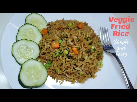 Yummy VEGGIE FRIED RICE, step by step Recipe Video