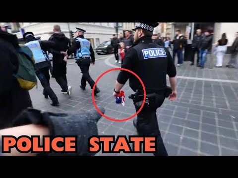 British Patriot ARRESTED For Carrying Union Flag