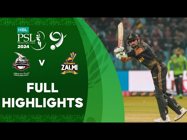 Full Highlights | Lahore Qalandars vs Peshawar Zalmi | Match 12 | HBL PSL 9 | M1Z2U