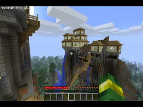 Cliff town Minecraft Project