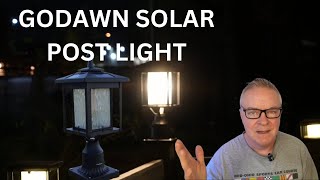 GoDawn Solar LED Post Light Assembly, Install & Review