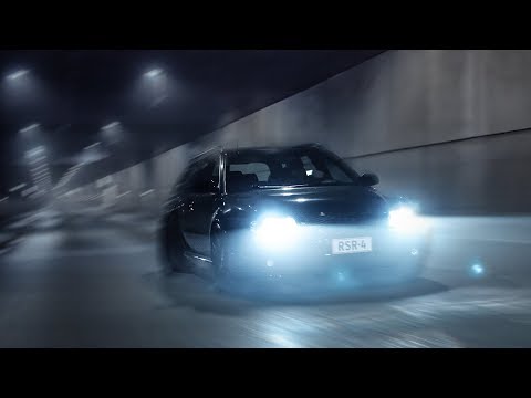 Audi RS4 B5 - Dark Knight | Loud Tunnel Run (4K)