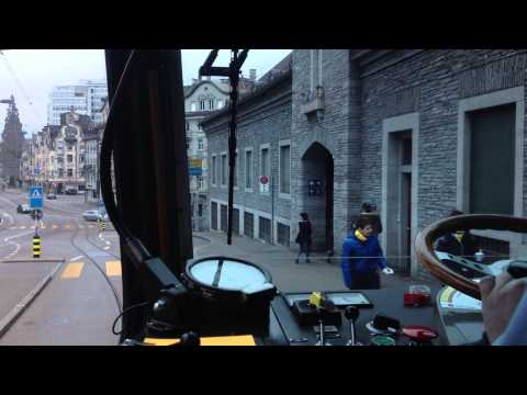 VBZ ZÜRICH TRAM: Albisgütli - Escher-Wyss-Platz [HD]