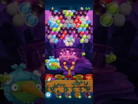Angry birds pop bubble shooter level 136 3 STARS NO BOOSTER
