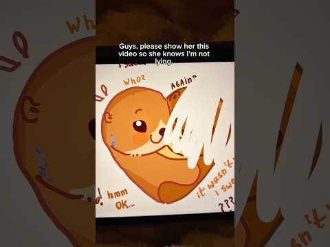 It wasn’t me, this video is proof! #artworkout #drawingapp #artchallenge #digitalart