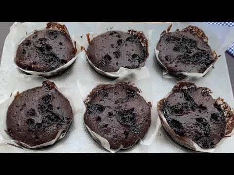 Double Chocolate Muffins Recipe without Oven | Chocolate Muffins Recipe | how to make cupcakes
