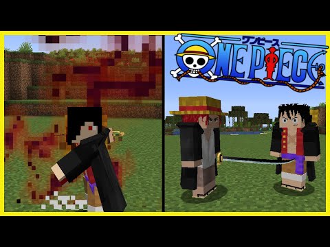 The True Gingershadow - NEW ONE PIECE MOD! LEVEL SYSTEM, HAKI, SKILLS, BOSSES & MORE! Minecraft Mine Piece Mod Review