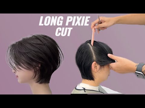 How to Cut a Perfect Long Pixie | Professional Long Pixie Haircut Tutorial (Step-by-Step) | Hair Cut