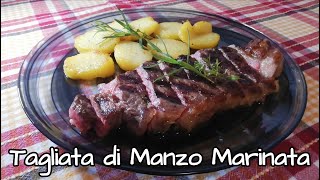 Tagliata di Manzo fatta in Casa con contorno di Patate... Pianeta Carnivori ..Bontà Assoluta