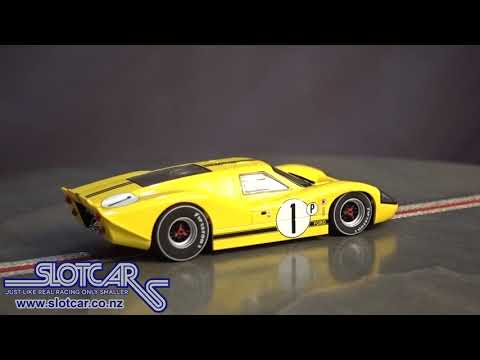 Thumbnail for Scalextric Slot Car Ford GT40 MkIV Sebring 1967 McLaren Andretti #1 Slotcar C3859 by Car