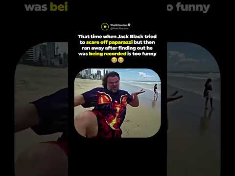 Jack Black's Hilarious Paparazzi Fail