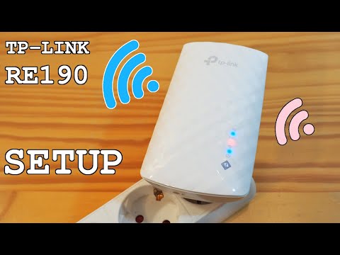 TP-LINK AC750 Wi-Fi diapazono plėstuvas prie sienos prijungtas 3 vidinės antenos 433Mbps esant 5GHz + 300Mbps esant 2,4GHz diapazono plėstuvo režimui WPS video
