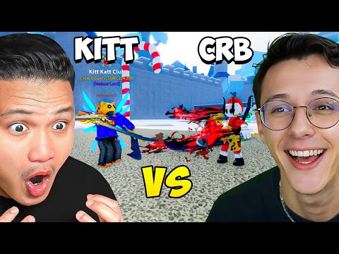 I challenged kitt gaming to PvP Blox Fruits!