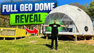 Luxury Glamping Dome Tour! (FINALLY COMPLETED)