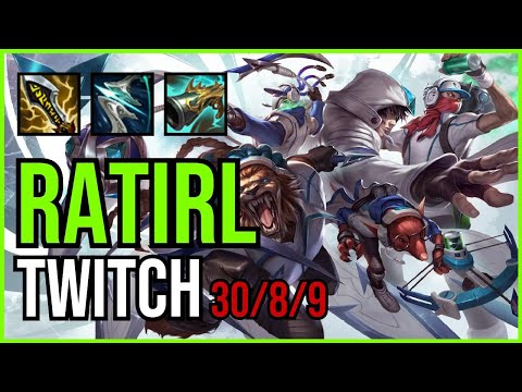 RATIRL - TWITCH vs. MISS FORTUNE ADC | EUW MASTER | PATCH 10.25