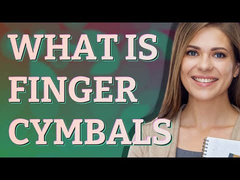 Finger cymbals | meaning of Finger cymbals