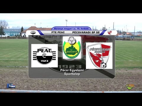 PTE PEAC PANNON ÁSVÁNY - PÉCSVÁRADI SP. SE 1 - 0 (1 - 0)