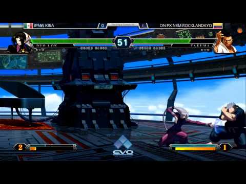 EVO2015 KOFXIII Side Tournament - JPNW Kira vs ON PX NEM Rocklandkyo