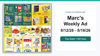 Marc's Weekly Ad (8/12/26 - 8/18/26) Top 10 Deals