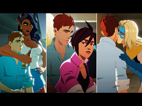 All Romance & Secret Scenes (Invisigal, Malevola, Blazer) - Dispatch Episode 5 & 6 (4K)