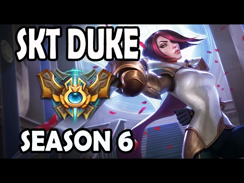 SKT T1 Duke Fiora vs Renekton TOP Ranked Challenger Korea