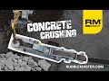 Mobile Concrete Crushing With A RM 100GO Impact Crusher