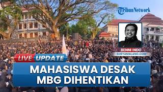 Temui Demonstran 'Indonesia Gawat Darurat', Ketua DPRD Kota Malang Kinta Maaf Akui Tolak MBG
