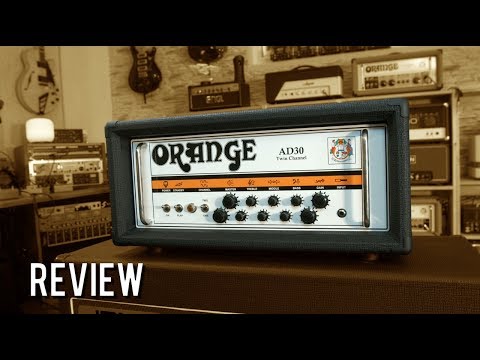 Orange AD30HTC-BK 30 Watt Twin Channel Class A Guitar Amp Head in Black image 5