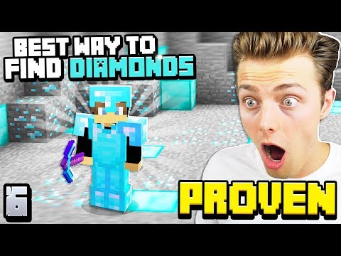 *PROVEN* Best Way To Find Diamonds | Lets Play Minecraft Part 6