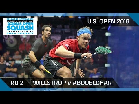 Squash: Willstrop v Abouelghar - U.S. Open 2016 - Rd 2 Highlights