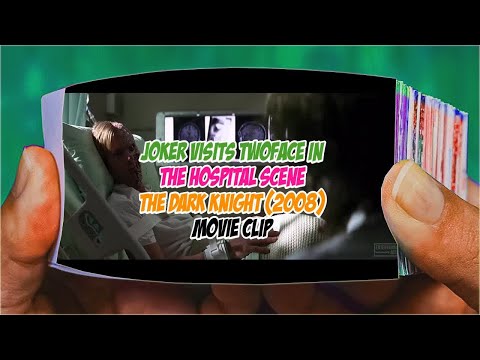 Joker Visits Two Face In The Hospital Scene   THE DARK KNIGHT 2008 Movie Clip