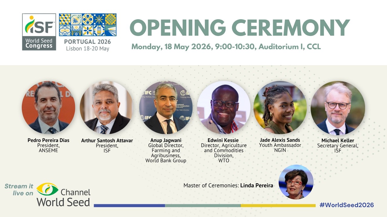 World Seed Congress 2026 Opening Ceremony: Joint Actions, Resilient Futures