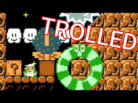 I Got the MEANEST TROLL Level in Mario Maker 2 Multiplayer Versus