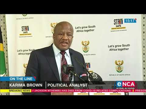 Karima Brown speaks on the passing of Jackson Mthembu