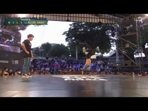 Allen Anas vs Kill - Top 16 - Red Bull BC One 2013 Asia Pacific Qualifier