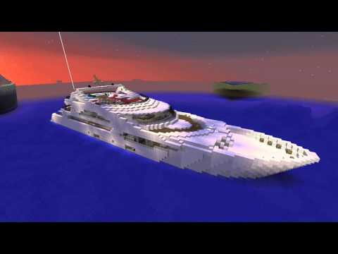 White Pearl (Sunseeker 40m Yacht) Minecraft Project