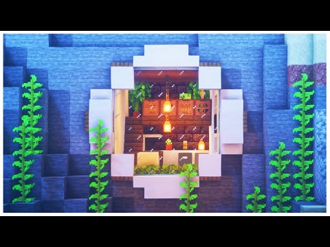 Smithers Boss - Minecraft: How to Build an Underwater Mountain House | Easy Survival House Tutorial