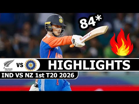 India Vs New Zealand Highlights 1st T20 Match 2026 | Ind Vs Nz