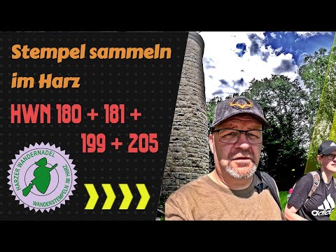 Stempel sammeln im Harz - Harzer Wandernadel 180, 181, 199 und 205 #komoot