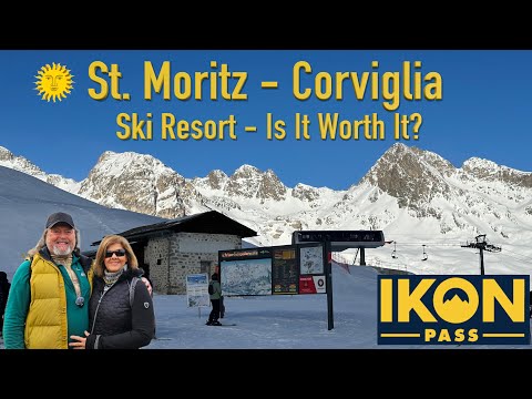 St Moritz, Switzerland - Corviglia Ski Resort Video Tour  - Is It Worth It? (4K, Insta360 X4)
