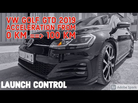 2019 VW Golf 7.5 GTD 184HP ACCELERATION From 0-100Km/h