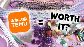 Temu HUGE Budget Haul for Jewellery Making | under £100 | Is Temu good?🤔 AD