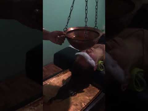 sirodhara treatment at SAKURA SPA Pokhara