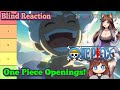One Piece Opening Reaction & Ranking Blind
