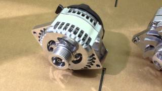 Billet high output alternator 150 amps at IDLE !!!  Delco one wire street hot rod Camaro Chevelle
