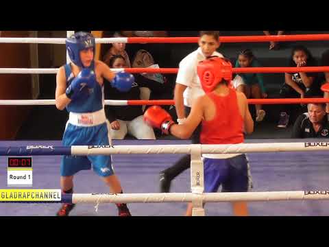 Fight 1: Kheva Potatau vs Cooper White - Akld Amateur Boxing Tournament @ ABA 24Feb18