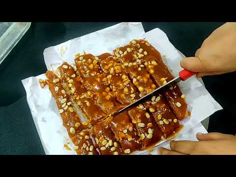 Snicker bar chocolate/how to make Snickers at home