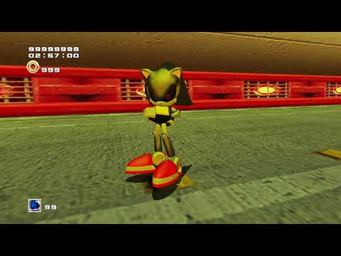 SONIC ADVENTURE 2 radical highway metal sonic