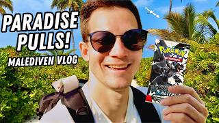Pokémon Karten im PARADIES öffnen! 🏝️ Malediven Vlog | Jawakara Islands Maldives