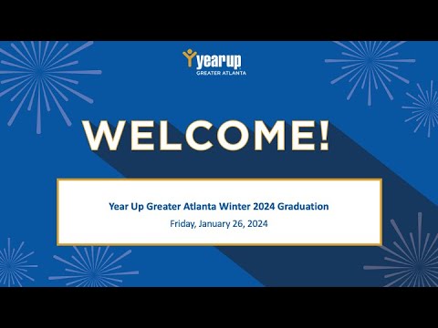 Year Up Greater Atlanta Winter 2024 Graduation Ceremony